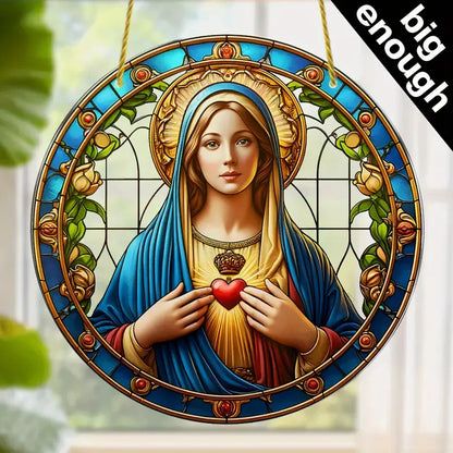 Enchanting Acrylic Sun Catcher - Stained Glass Window Hanger for Elegant Decor