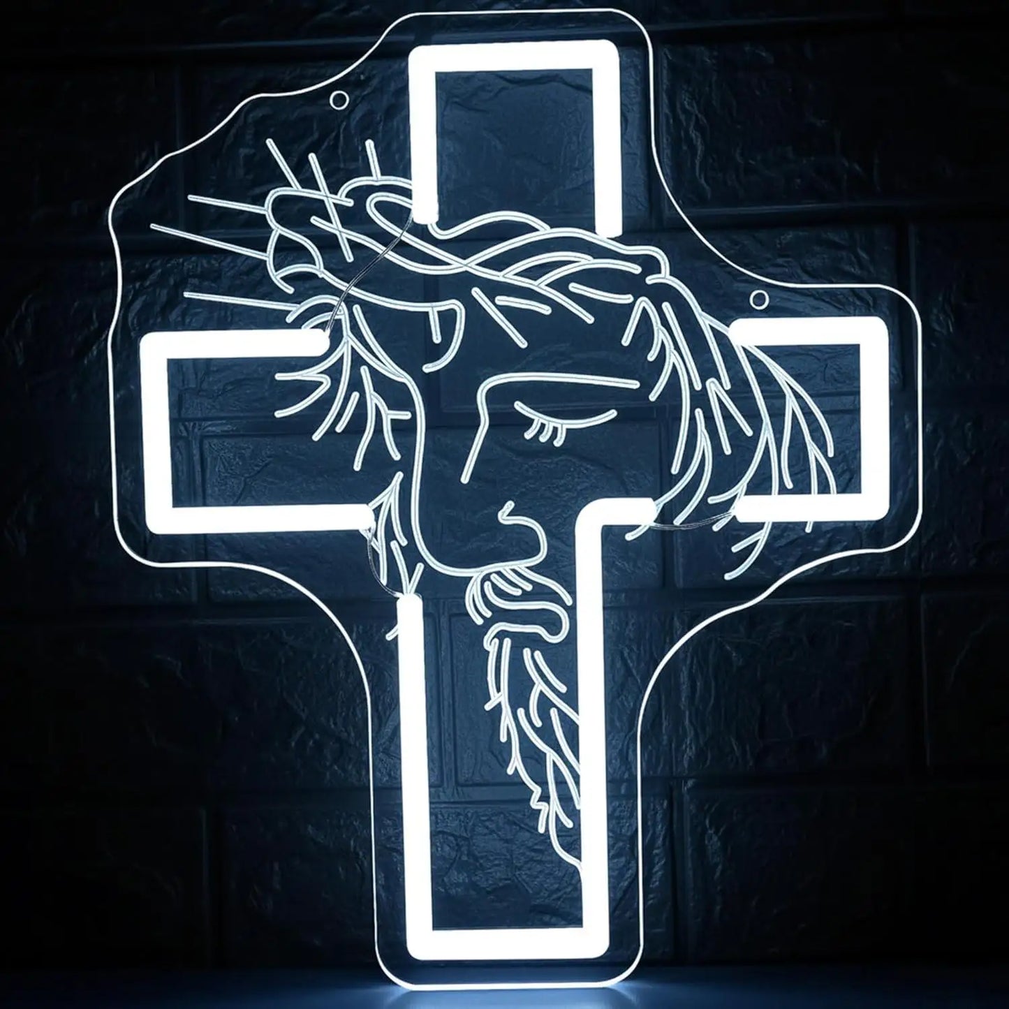 Faith LED Neon Sign, Dimmable Wall Light | Christian Prayer Room & Home Decor Neon Lamp