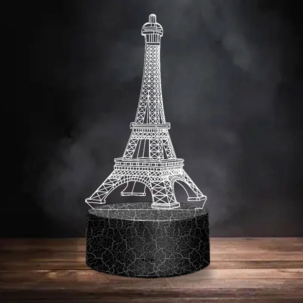 Lava Black 3D LED Night Light Neon Sign Lamp - Christmas Decorations, Bedroom & Wedding Gifts, Birthday Decor