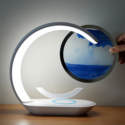 Sands of Time 3D Hourglass Lamp with USB Charging