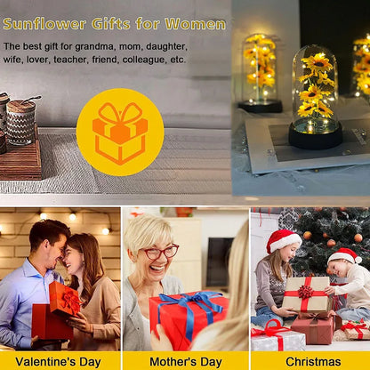Eternal Sunflower Gift Set – Perfect for Mother’s Day, Valentine’s Day, or Special Occasions