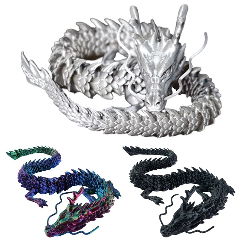 3D Printed Loong Dragon Figurine: An Innovative and Engaging Collectible Toy - Bilankas.world