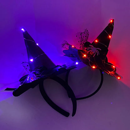 Illuminate the Party: Colorful LED Light-Up Headband - The Ultimate Fun Gift for Nightclubs, Raves, and Bachelor Parties