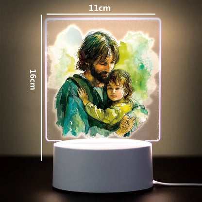 Light of Peace – 3D Table Lamp for Any Space