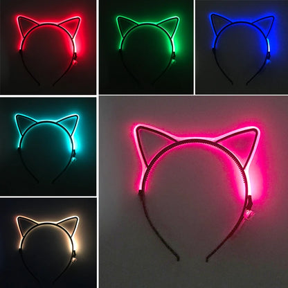 Illuminate the Party: Colorful LED Light-Up Headband - The Ultimate Fun Gift for Nightclubs, Raves, and Bachelor Parties