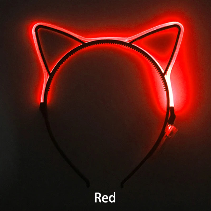 Illuminate the Party: Colorful LED Light-Up Headband - The Ultimate Fun Gift for Nightclubs, Raves, and Bachelor Parties