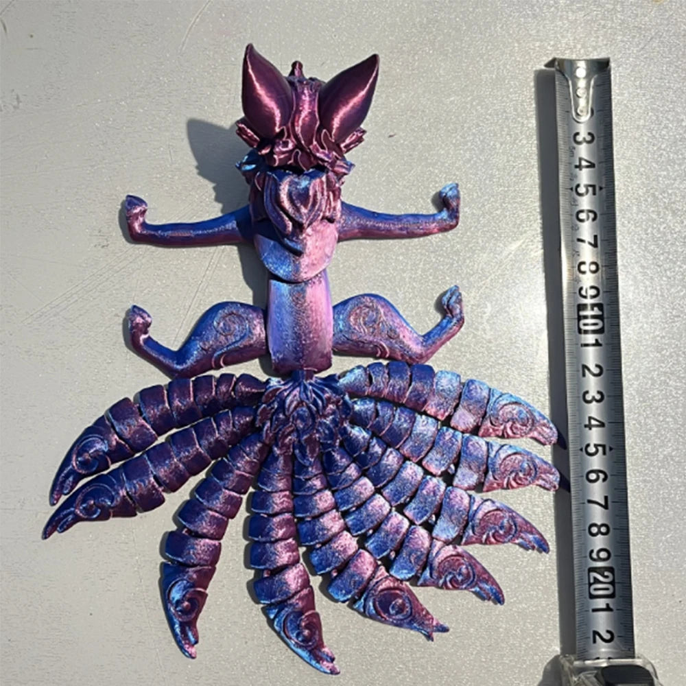 3D Printed Fine-tailed Fox Figurine: A Remarkable and Eye-Catching Collectible Toy - Bilankas.world