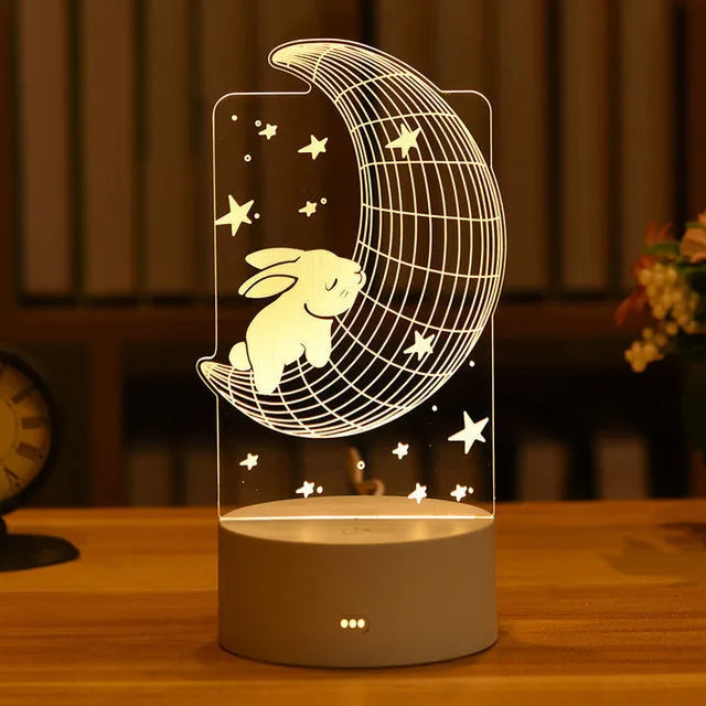 Unique LED Night Light – Versatile Styles like Note Board and More - Perfect Gift for Kids & Loved Ones - Bilankas.world