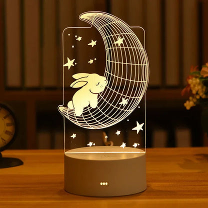 Unique LED Night Light – Versatile Styles like Note Board and More - Perfect Gift for Kids & Loved Ones - Bilankas.world