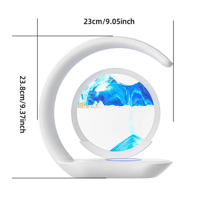 Sands of Time 3D Hourglass Lamp with USB Charging