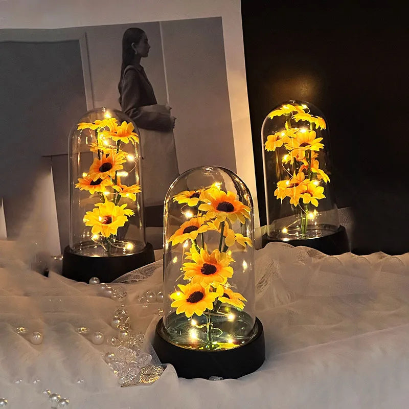 Eternal Sunflower Gift Set – Perfect for Mother’s Day, Valentine’s Day, or Special Occasions