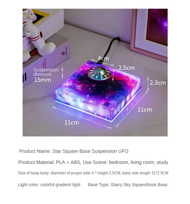 Magnetic Levitating Cross – Floating Christian Cross LED Night Light Desktop Decoration