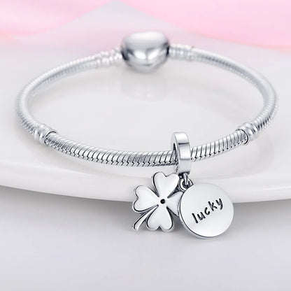 Glowing Elegance: 925 Sterling Silver Charm Beads for 3mm Bracelets – A Radiant Gift Choice