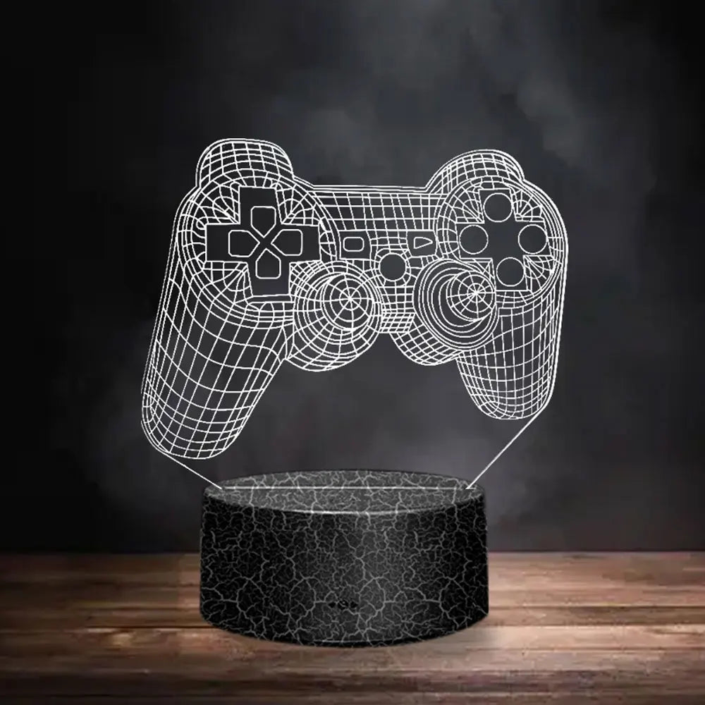 Lava Black 3D LED Night Light Neon Sign Lamp - Christmas Decorations, Bedroom & Wedding Gifts, Birthday Decor