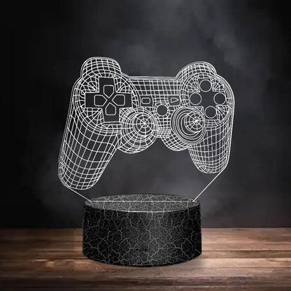 Lava Black 3D LED Night Light Neon Sign Lamp - Christmas Decorations, Bedroom & Wedding Gifts, Birthday Decor