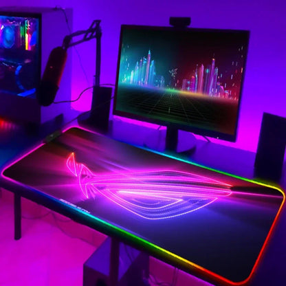 ROG Cool RGB Mouse Pad – XXL Gaming & Office Desk Mat