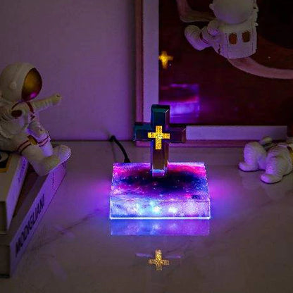 Magnetic Levitating Cross – Floating Christian Cross LED Night Light Desktop Decoration