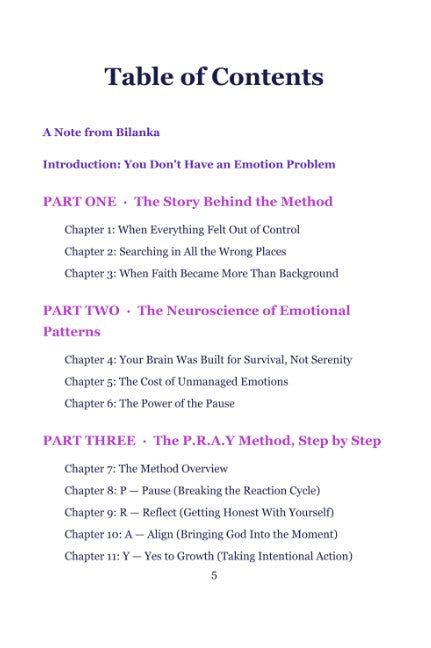 THE P.R.A.Y METHOD™ Emotional Mastery Course