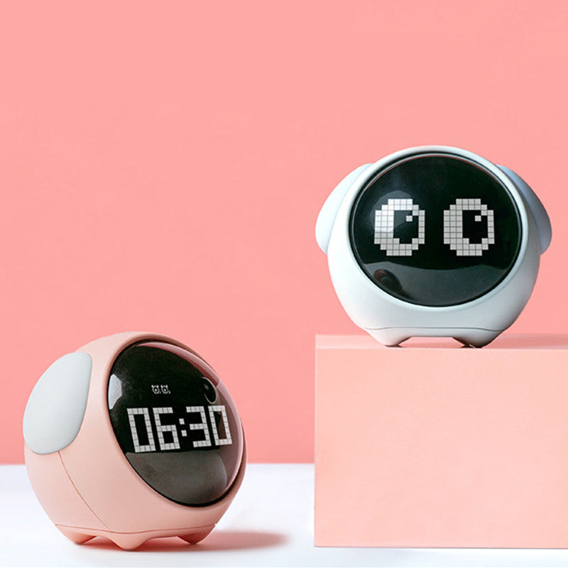 Cute Cartoon Digital Alarm Clock with Light