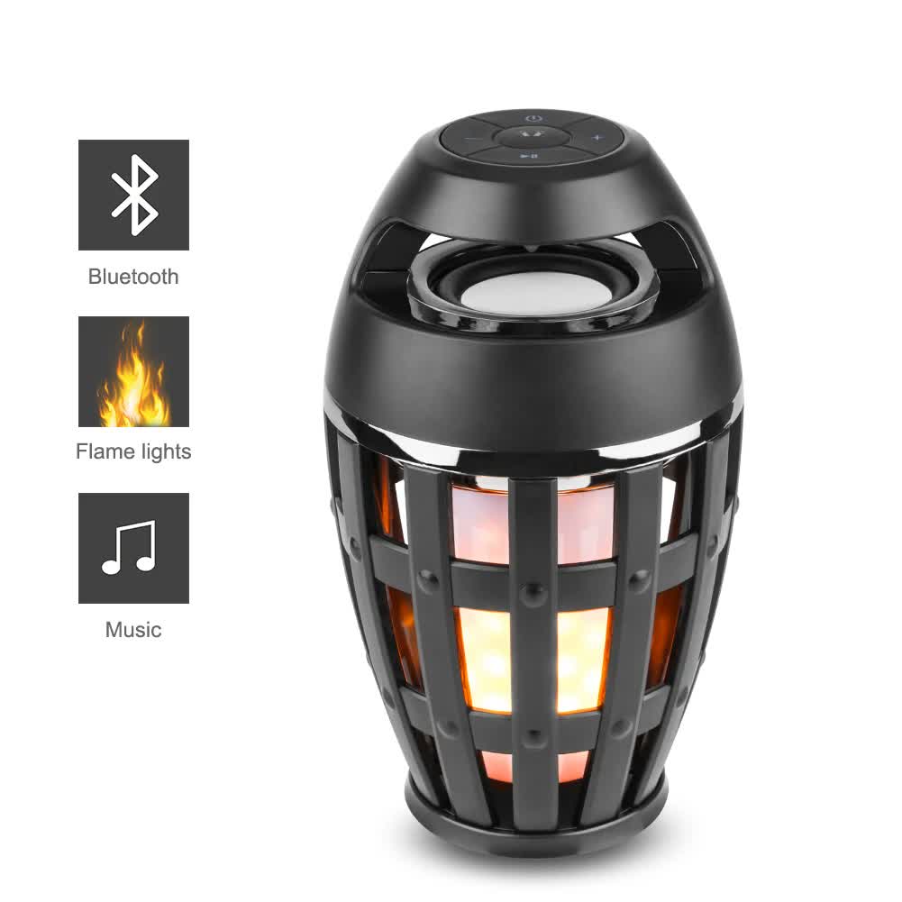 Portable Flame Bluetooth Speaker Lantern