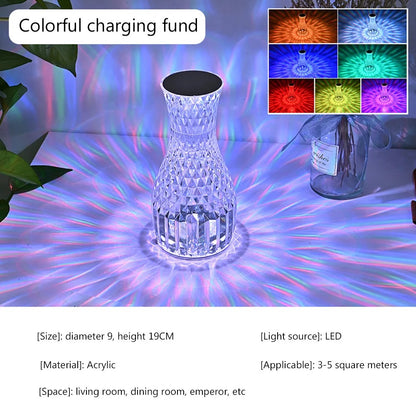 Vase Crystal Table Lamp