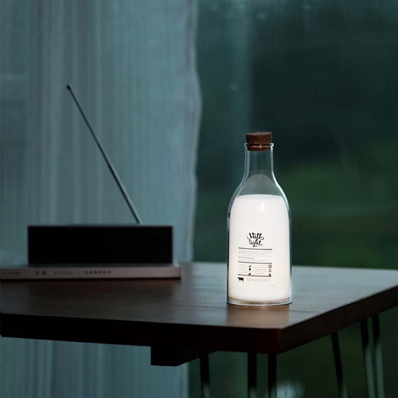 Milk Bottle Night Light